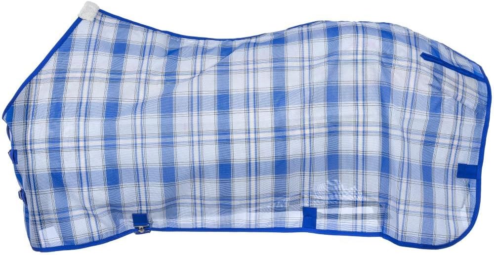 Soft fleece wither protection detail on the Tough 1 heavy duty horse blanket
