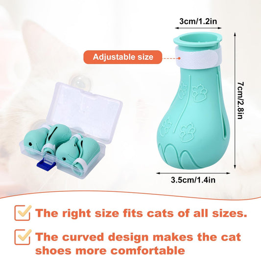 Gosknor cat paw covers pack of four items for scratch prevention