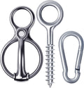 Martx Blocker Tie Ring for horses front view stainless steel equestrian hardware