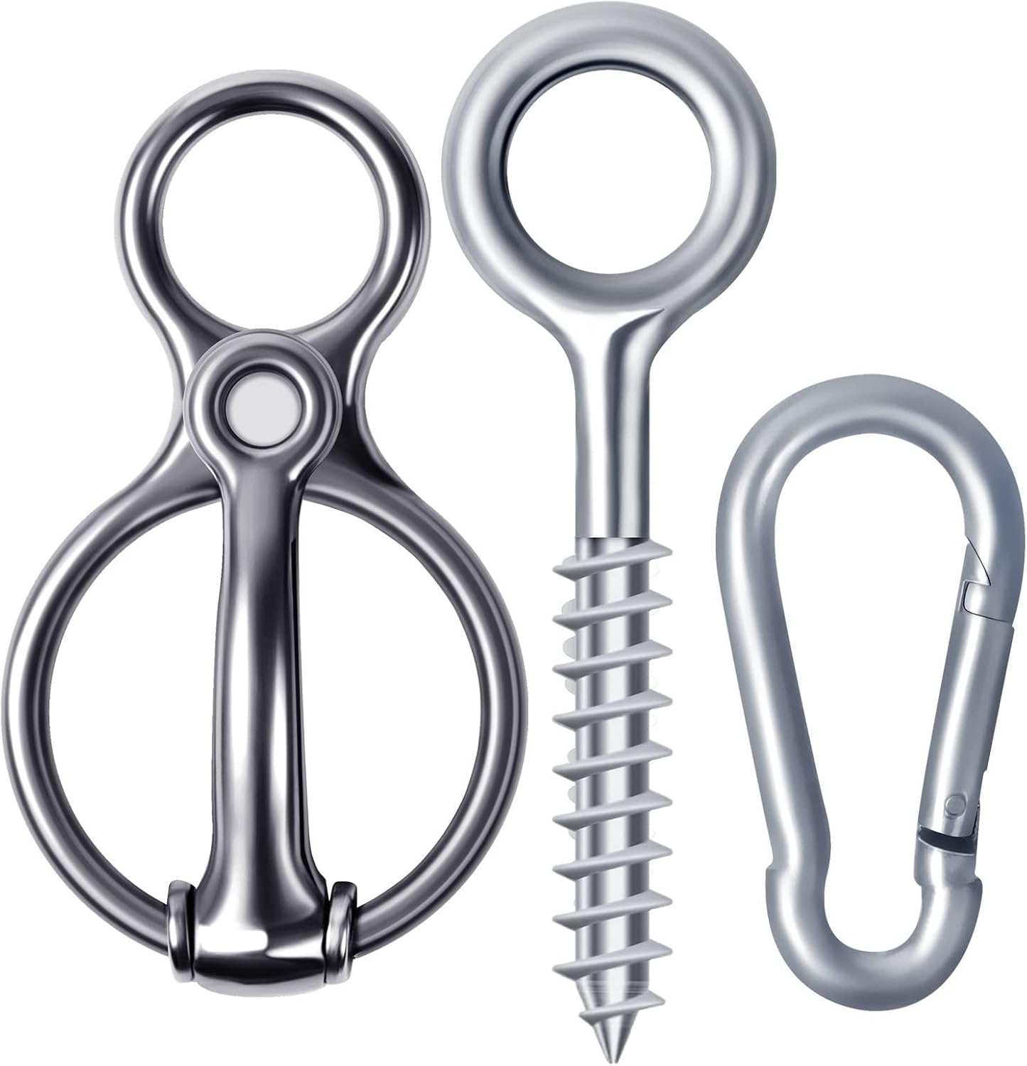 Martx Blocker Tie Ring for horses front view stainless steel equestrian hardware