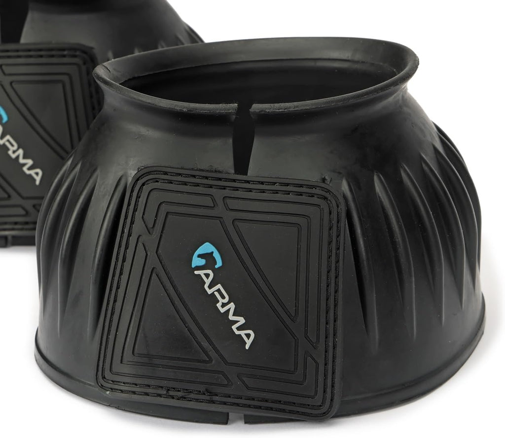 Shires ARMA over reach boots side profile showing velcro closure