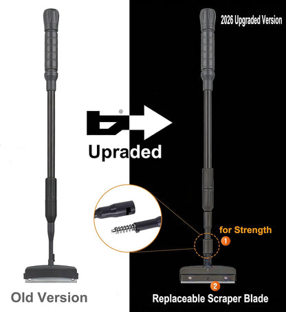 Carefree Fish telescopic fish tank cleaner handle extending from 18 inches to 24 inches.