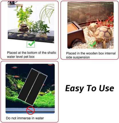 Waterproof reptile heating mat for frog terrarium