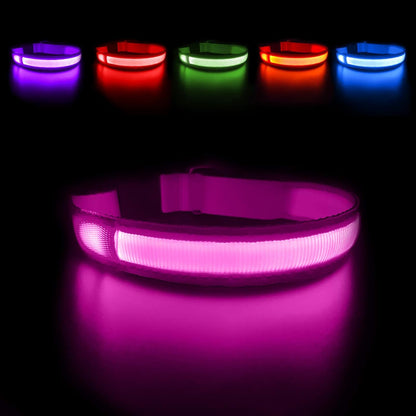 Packaging and included USB cable for Masbrill LED collar