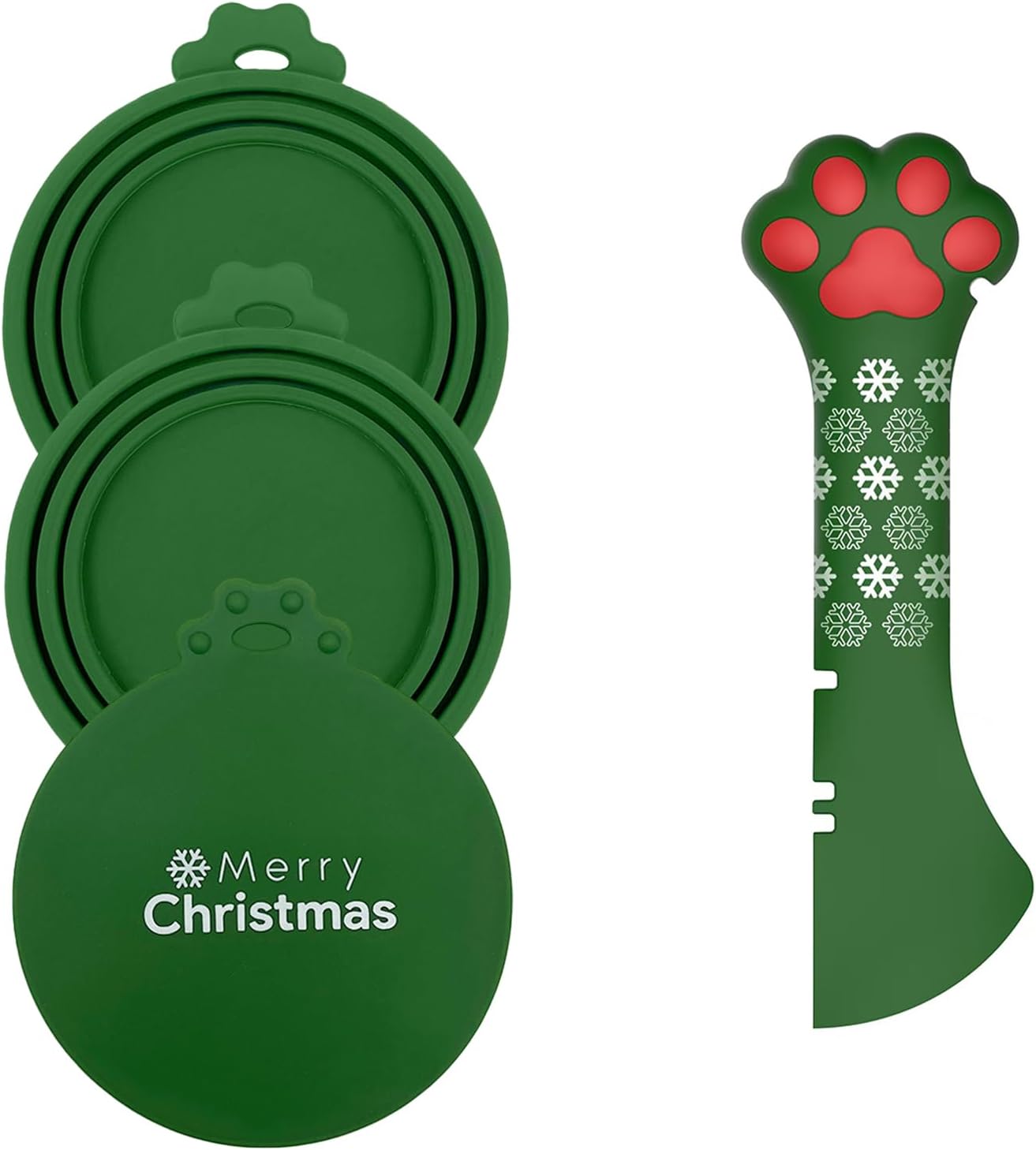 BPA free silicone pet food storage set for cats and dogs