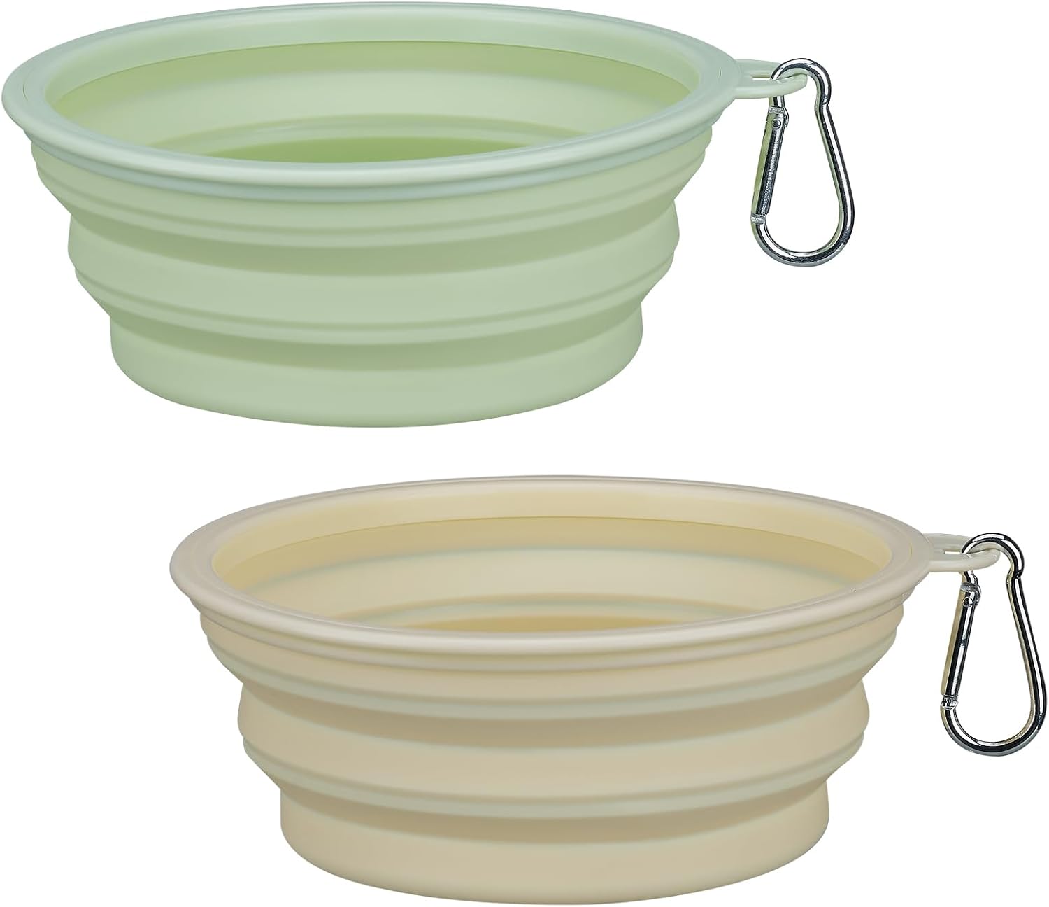 2-Pack Portable Dog Water Bowl for Travel,12OZ Food-Grade Silicone Collapsible Pet Feeding Bowl with Detachable Hook BPA Free, Leak-Proof for Small Medium Dog Cat Hiking Camping Walking and Car Rides - Image 10