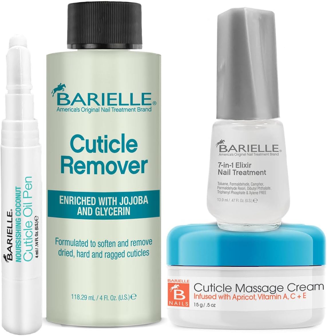 Barielle Cuticle Besties 4 Piece Set front view