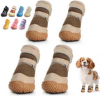 Dog Shoes for Small Dogs, Breathable Dog Boots Paw Protector for Hot Pavement Winter Snow, Dog Booties with Reflective Strips Rugged Anti-Slip Sole for Hardwood Floors Walking Black Size 1 - Image 12