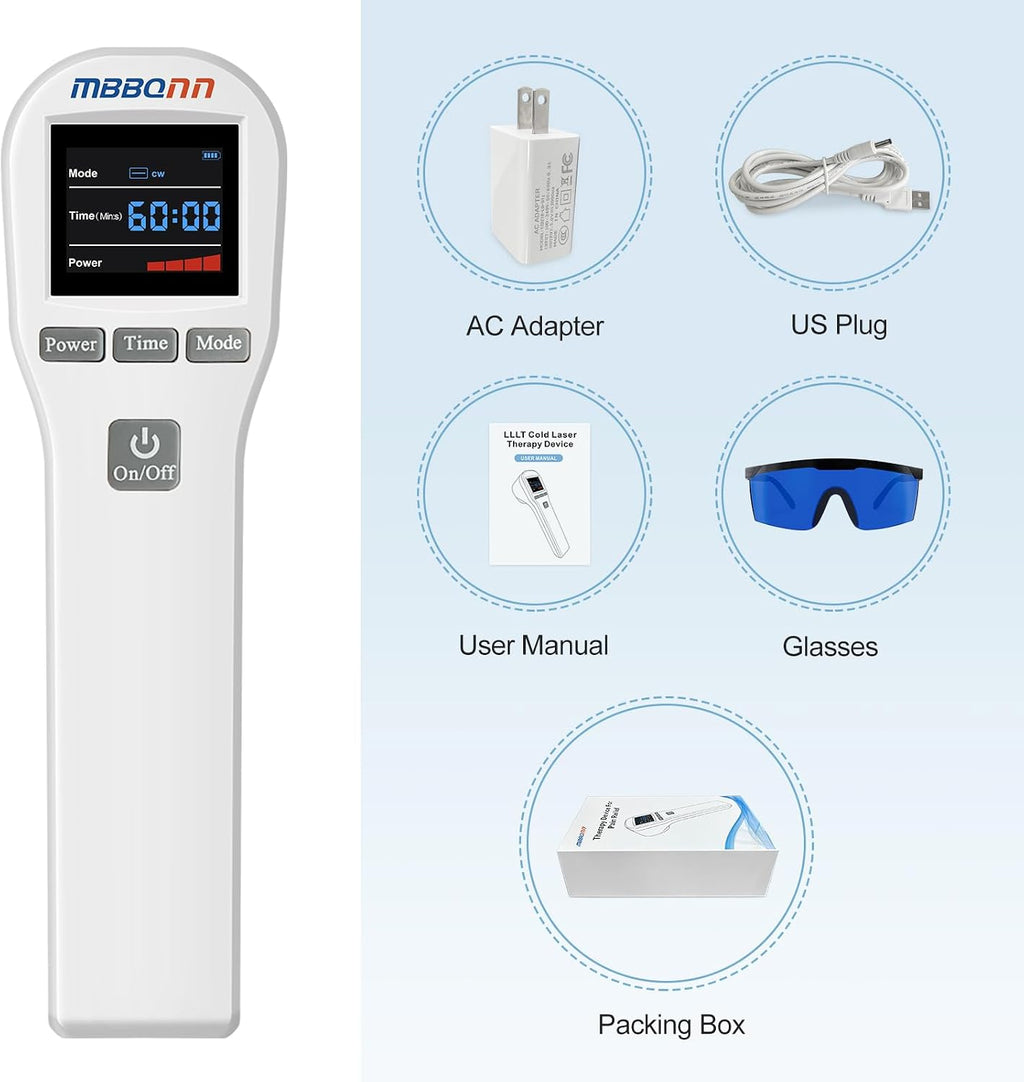 Included protective eyewear and accessories for MBBQNN pet laser