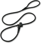 Fenrir Ragnar Slip Leash premium black professional dog training lead front view