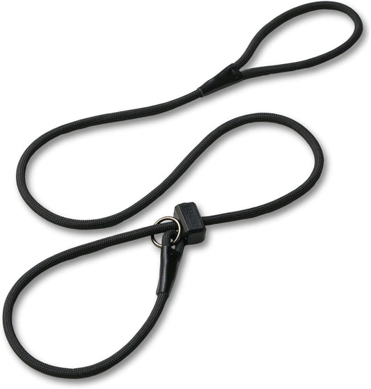 Fenrir Ragnar Slip Leash premium black professional dog training lead front view