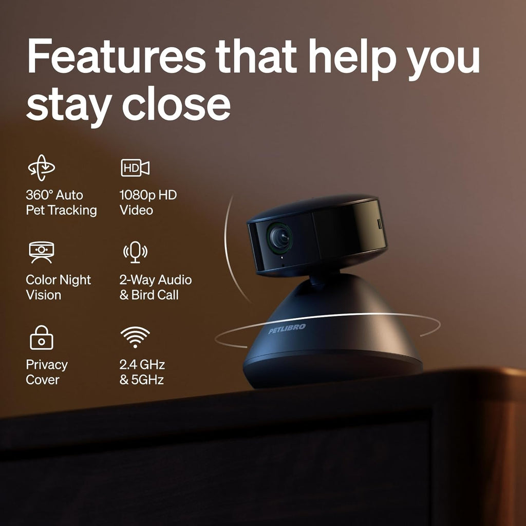 Petlibro scout camera featuring manual privacy cover