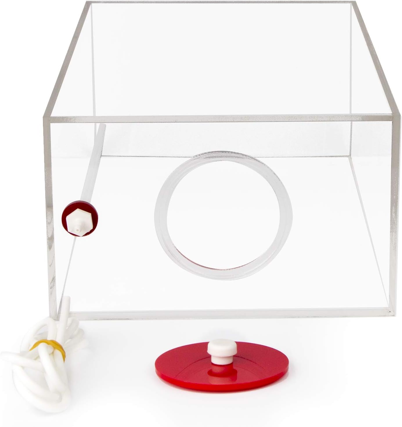 Clear acrylic Aquarium Choice 5000ml storage bucket showcasing lightweight durable build.