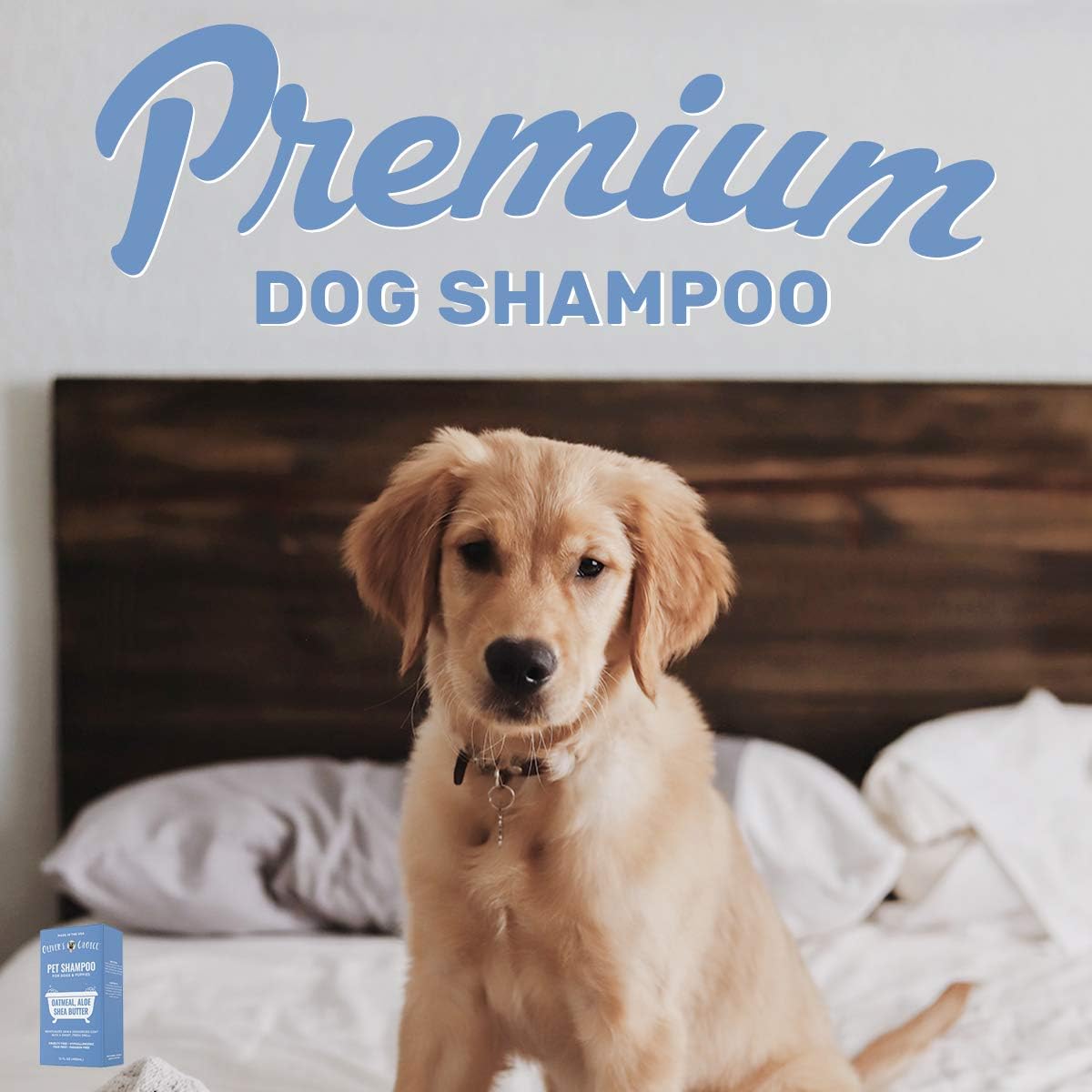 OLIVER'S CHOICE Dog Shampoo with Oatmeal, Aloe & Shea Butter - Deodorizing Puppy Shampoo for Smelly Dogs, Itchy Skin Relief, Paraben-Free, Biodegradable, Cruelty Free - 14 fl. oz - Image 9
