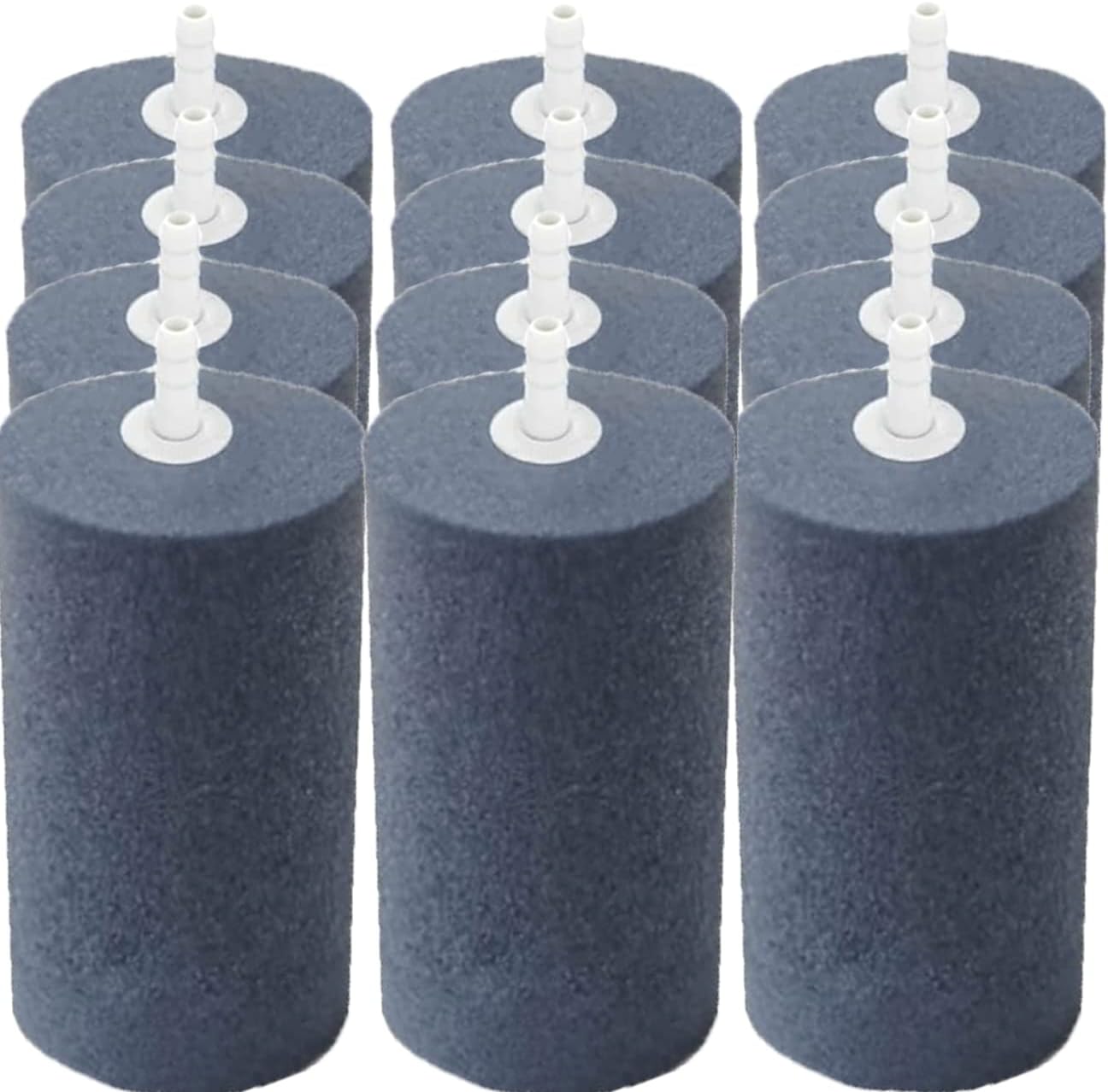 Large Air Stone, Air Stone Hydroponics, 4 x 2 Inch Large Air Stone Cylinder Bubble Diffuser for Aquarium, Fish Tank, Pond and Hydroponics Air Pump, Growing System, Circulation - Image 9