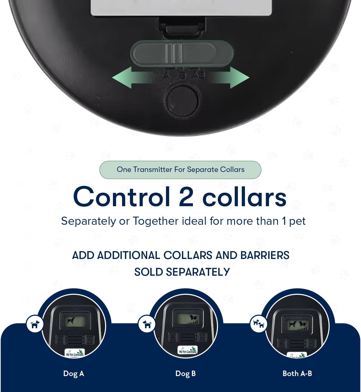 Adjustable range electronic boundary device for training dogs inside the home