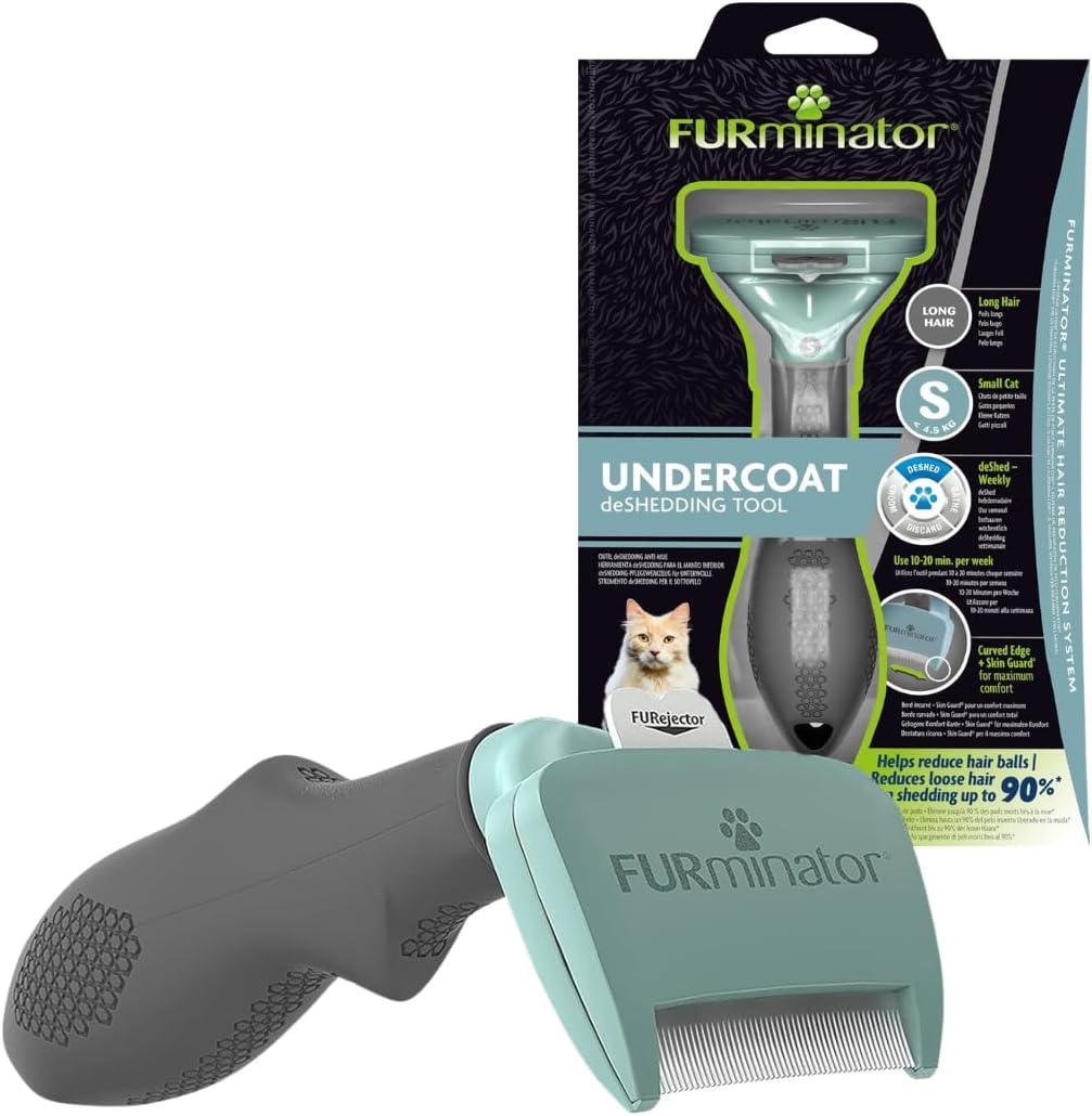 Furminator undercoat tool packaged for medium large long hair cats