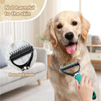 Generic ergonomic non-slip handle of the pet undercoat rake