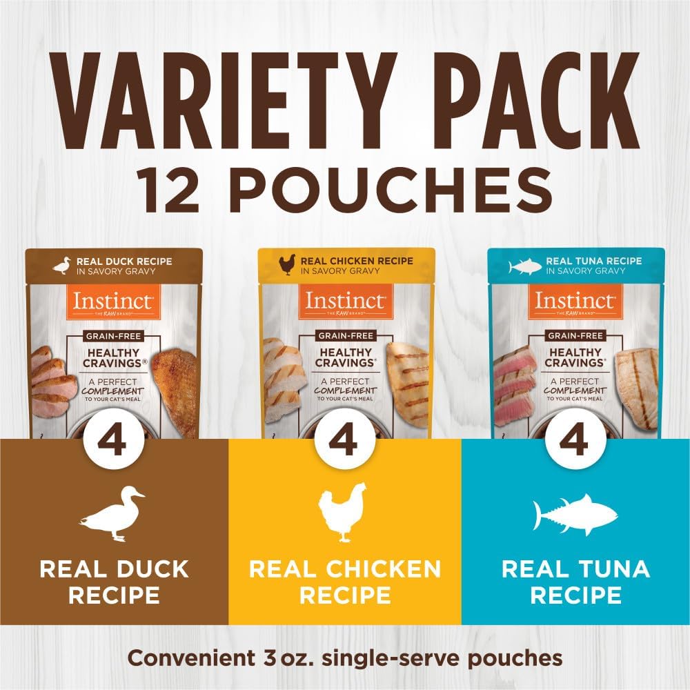 Real chicken recipe savory gravy wet cat food topper 3 ounce pouch