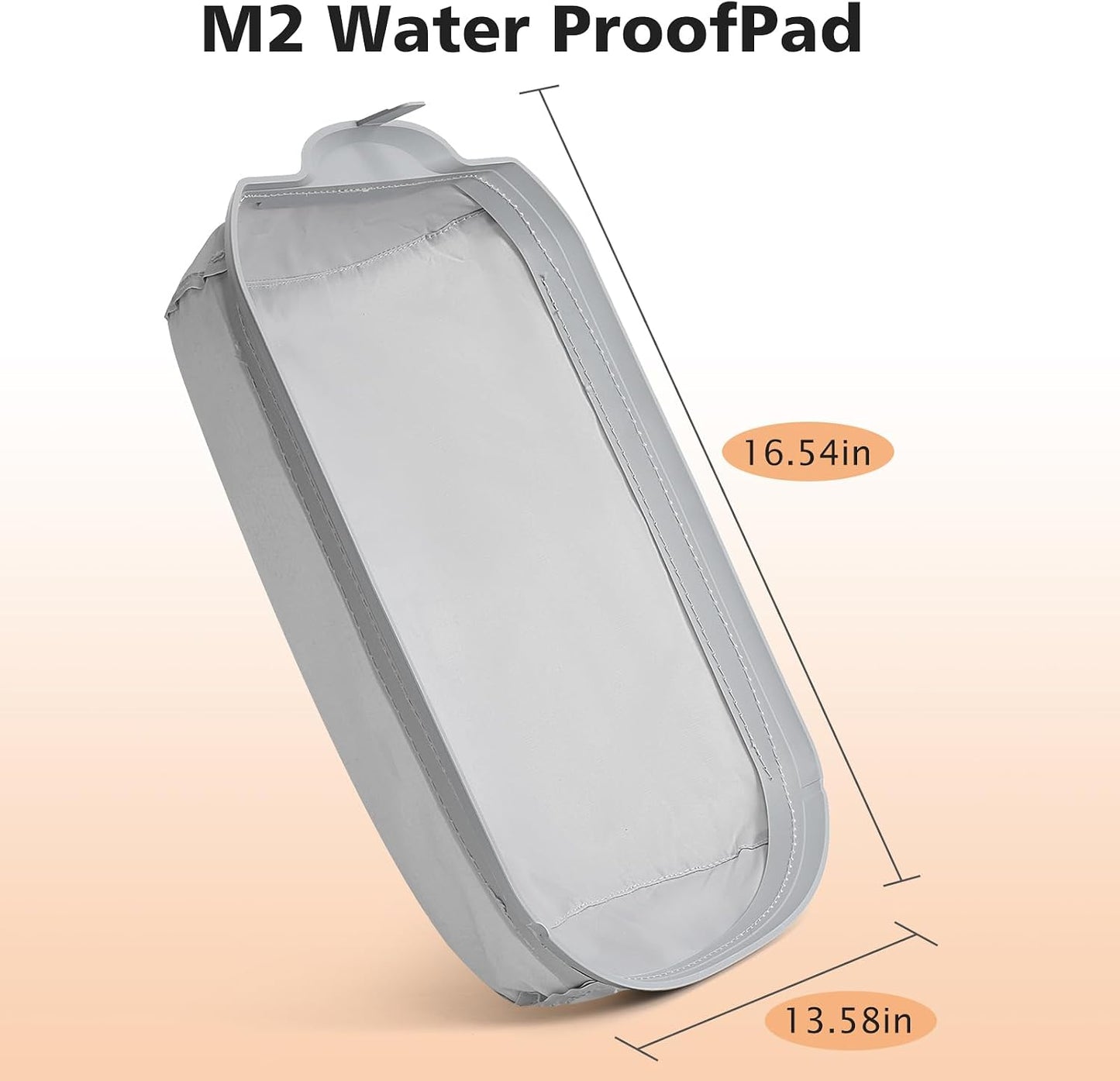 Durable grey replacement litter pad for Cumrige M2 cat automatic litter box.