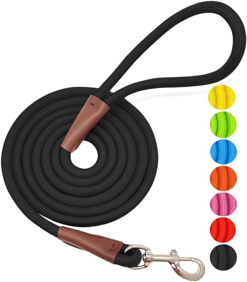 MayPaw nylon rope dog leash front view premium pet walking gear