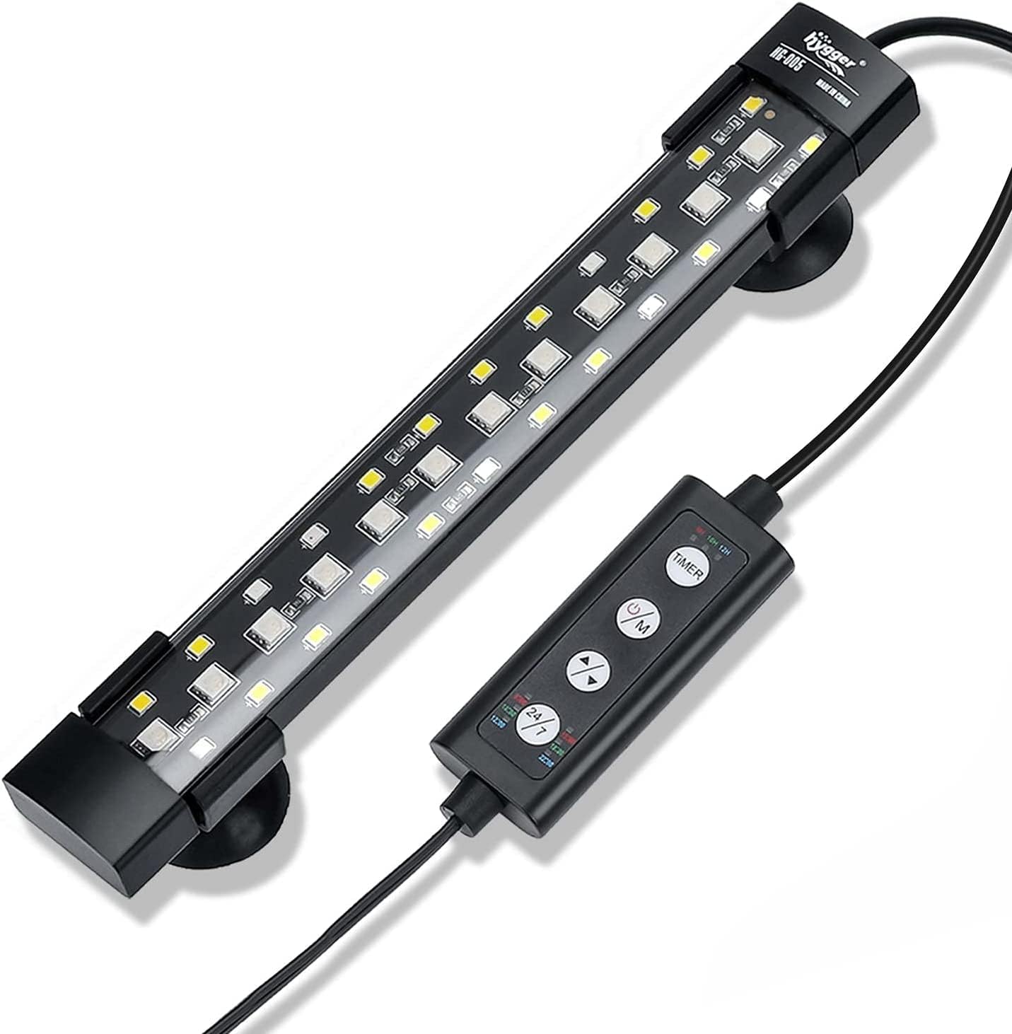 Full packaging and components for Hygger fish tank light