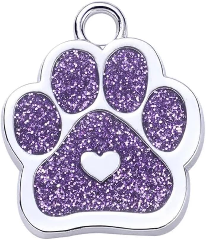 Personalized Dog/Cat Cute Paw Pet ID Tag with Unique Laser Engraving Name and Phone Number for Pet Collar or Key Chain (Pink) - Image 12