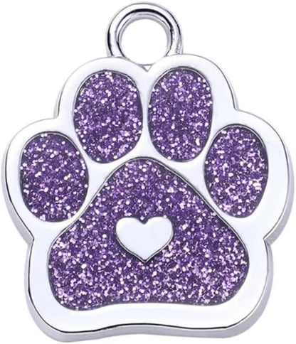 Personalized Dog/Cat Cute Paw Pet ID Tag with Unique Laser Engraving Name and Phone Number for Pet Collar or Key Chain (Pink) - Image 12