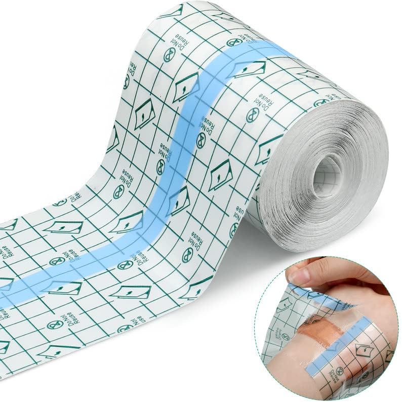 Nuyoah transparent dressing adhesive bandage roll front view for waterproof skin protection