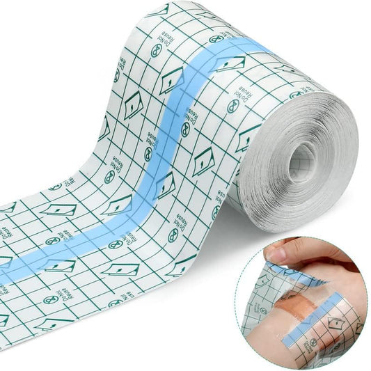 Nuyoah transparent dressing adhesive bandage roll front view for waterproof skin protection