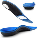 Crinova Plantar Fasciitis Insoles front view showing high arch support.