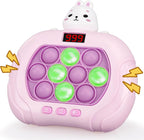 Oyeftp rabbit shaped quick push pop game handheld toy