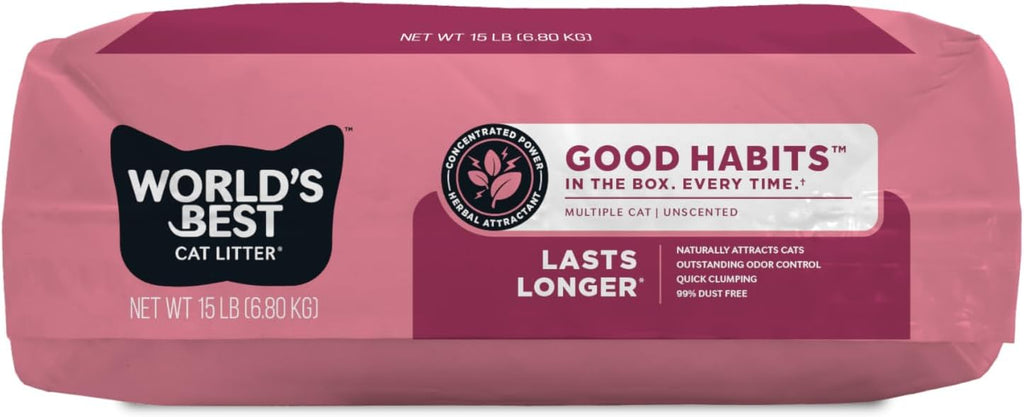 World's Best Cat Litter Good Habits product label details