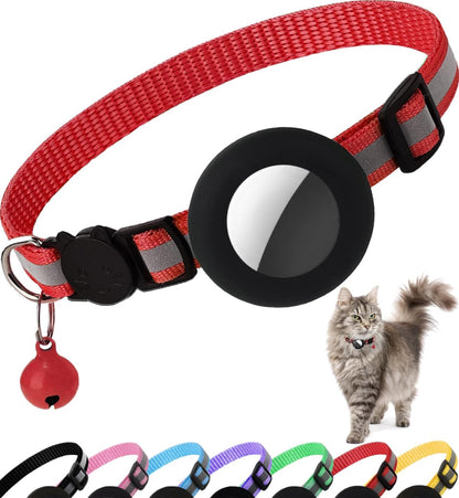 Side angle view of the authentic Dgerp imported pet safety collar demonstrating its lightweight and minimalist design.