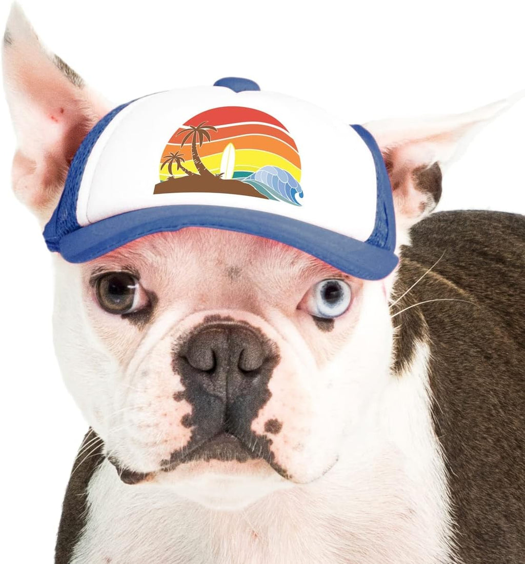 Sunset Collection, PupLid Trucker Hats for Dogs (Large) Premium Stylish Sun Protection for The Modern Dog - Adjustable for Secure Comfortable Fit on Active Dogs (Black, All-Terrain) - Image 10