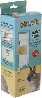 MidWest small animal water bottle lift top cap refilling mechanism