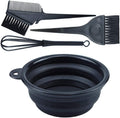 KOENWEENI 4PCS Hair Dye Kit front view showcasing the complete black professional salon tools set.