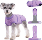 Kuoser Dog Surgery Suit Female Spay, Dog Recovery Suit Male Neuter, Pet Clothes Onesie for Surgery Anti Licking Abdominal Wounds Puppy Surgical Recovery Bodysuit Shirt, Substitute E-Collar & Cone - Image 10