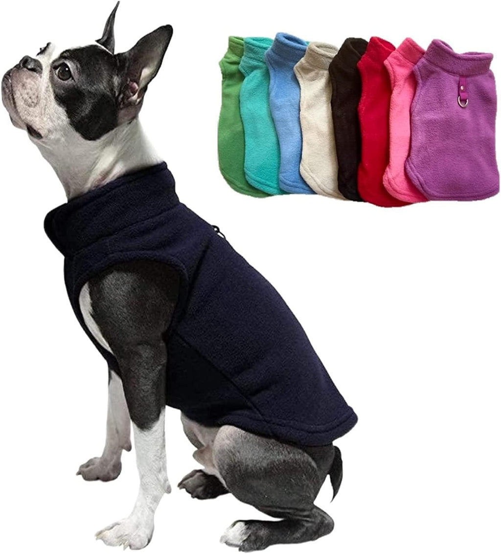 JACKO & CO - Fleece Vest Dog Sweater with Leash Ring - Soft, Warm & Lightweight Pullover Coat for Small & Medium Dogs, Puppies & Cats - Cozy Fall/Winter/Spring Pet Jacket (Pink Lemonade, Small 4-6lbs) - Image 12