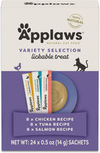 Applaws Lickable Cat Treats, Natural Grain-Free Pure, Made with Limited and Natural Ingredients, No Artificial Additives, Fish Squeeze Up Cat Treats (24 x 0.5 oz Sachets) - Image 10