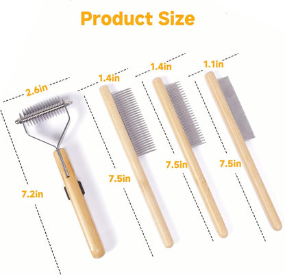 Stainless steel teeth of Juyoolumin grooming comb