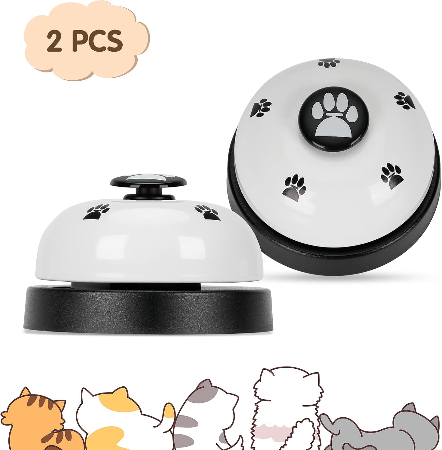 A pair of premium imported JEXCULL pet potty training bells