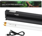 Hygger Zoo reptile habitat lighting in enclosure
