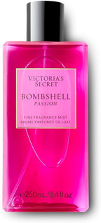 Bombshell Seduction warm velvet musk and sage perfume mist display