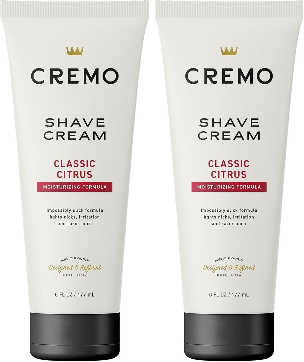 Cremo original formula ninety day supply tube for sensitive skin