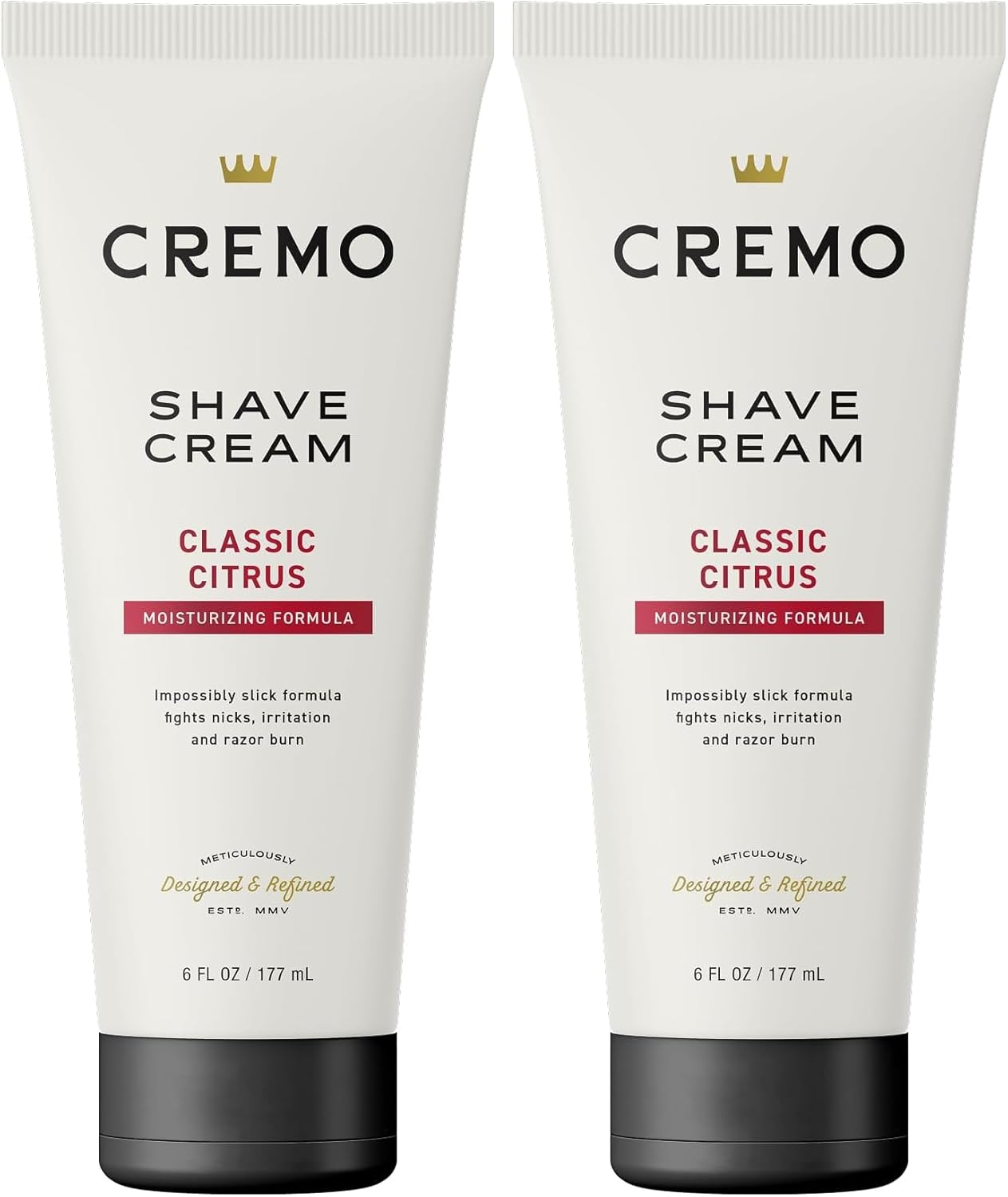 Cremo original formula ninety day supply tube for sensitive skin