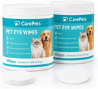 Eye Wipes, 100 Count Pet Tear Stain Cleaning Pads for Dogs and Cats, Gentle Textured Eye Area Wipes with Aloe Vera and Chamomile, Fragrance Free (3) | Gentle Textured Eye Wipes - Image 11