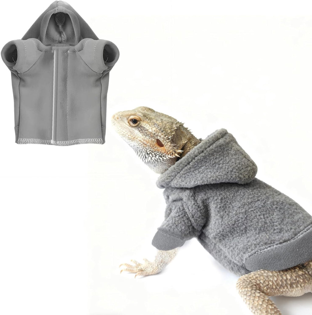 Lizard Clothes for Bearded Dragons Reptile Apparel Handmade Cotton Material Hoodies Gift for Lizards, Bearded Dragons, Crested Geckos, and ChameleonsYellow - Image 11