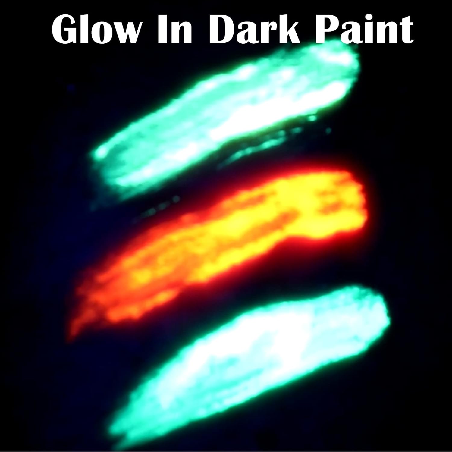 Professional high power UV light revealing glowing fluorescent rock minerals in a dark setting.