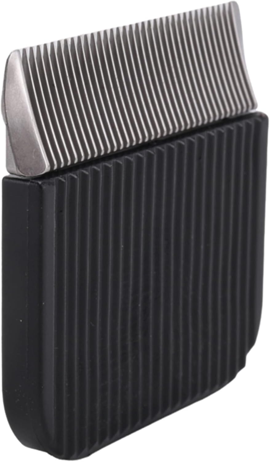 Set of four professional pet clipper blades highlighting the compact forty five millimeter dimensions